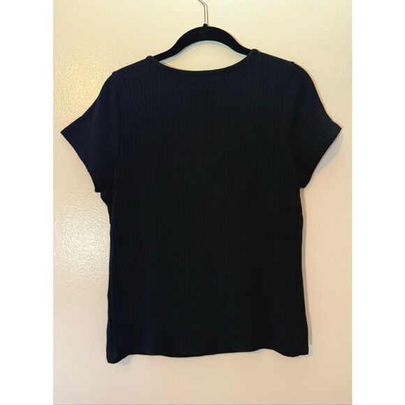 Madewell Ribbed Sweetheart Tee - Picture 3 of 4